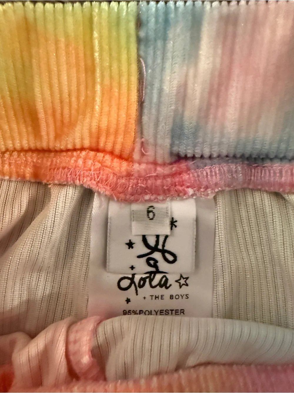 Lola + The Boys Tie Dye Velour Gym Set